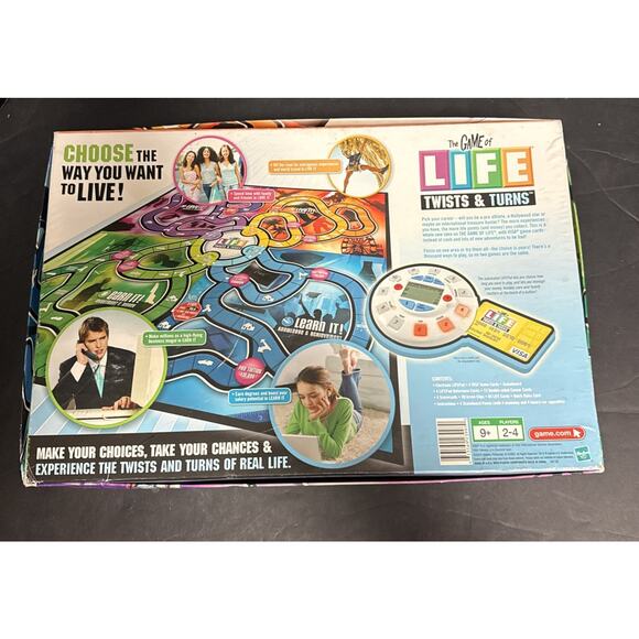 The Game of Life Twists & Turns Milton Bradley Board Game 100% Complete Tested - Picture 3 of 16
